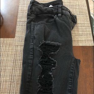 American Eagle Black skinny jeans
